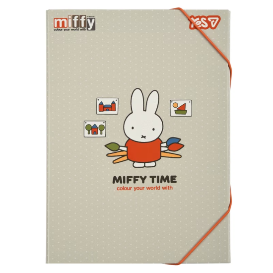 Dėklas su gumele Yes Miffy A4