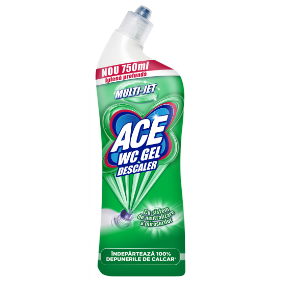 Gelinis tualeto valiklis ACE DESCALER, 750 ml