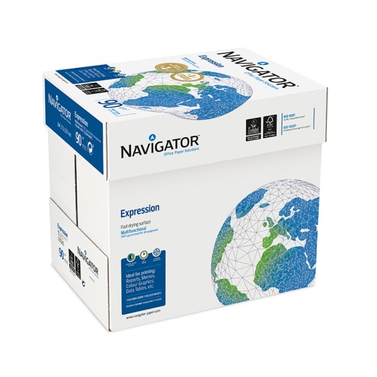 Biuro popierius NAVIGATOR EXPRESION A4, 90 g/m2, 500 lapų