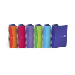 Sąsiuvinis su spirale OXFORD MYCOLOURS, A5, 90 lapų, langeliais