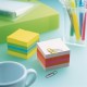 Lipnių lapelių kubas Post-it Mini Lemon, 51 x 51 mm, 400 lapelių, įvairios spalvos