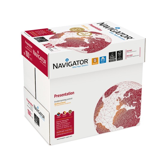 Biuro popierius NAVIGATOR PRESENTATION, A4, 100 g/m2, 500 lapų