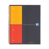 Sąsiuvinis su spirale OXFORD INTERNATIONAL NOTEBOOK, A4+, 80 lapų, langeliais