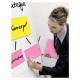 Lipnūs lapeliai Post-it Super sticky, 149 x 98,4 mm, įvairios spalvos, 4 vnt./pak.