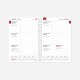 Vidaus blokas kalendoriui MANAGER Week 2025, A5