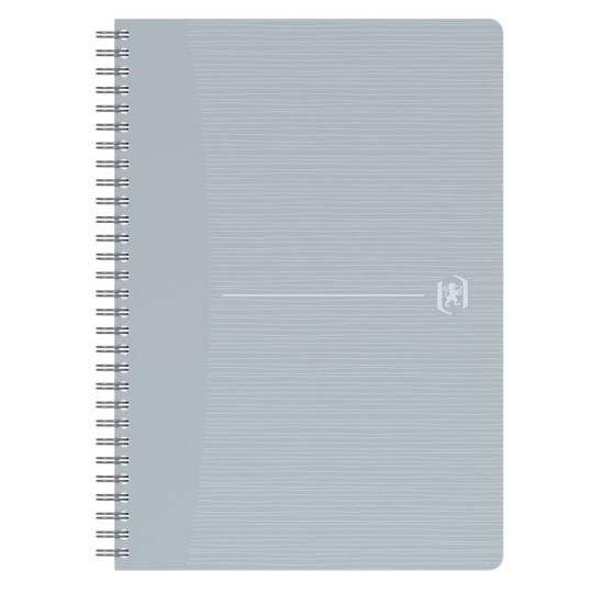 Perdirbtas sąsiuvinis su spirale OXFORD Rec’Up, A5, 90 lapų, 90 gsm, langeliais