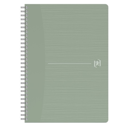 Perdirbtas sąsiuvinis su spirale OXFORD Rec’Up, A5, 90 lapų, 90 gsm, linijomis
