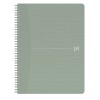 Perdirbtas sąsiuvinis su spirale OXFORD Rec’Up, A4, 90 lapų, 90 gsm, langeliais