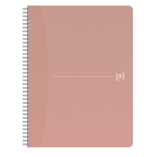 Perdirbtas sąsiuvinis su spirale OXFORD Rec’Up, A4, 90 lapų, 90 gsm, langeliais