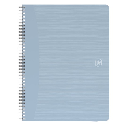 Perdirbtas sąsiuvinis su spirale OXFORD Rec’Up, A4, 90 lapų, 90 gsm, langeliais