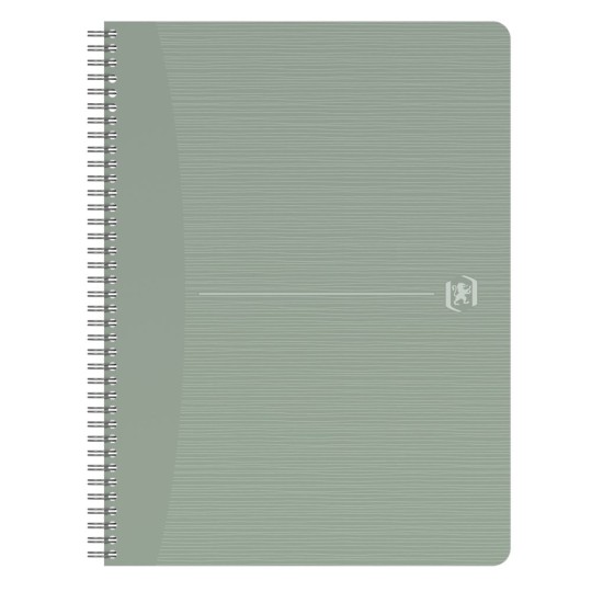 Perdirbtas sąsiuvinis su spirale OXFORD Rec’Up, A4, 90 lapų, 90 gsm, langeliais