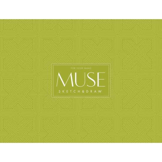 Eskizų ir piešimo popierius,MUSE, A4+, 40 lapų, 115 gsm