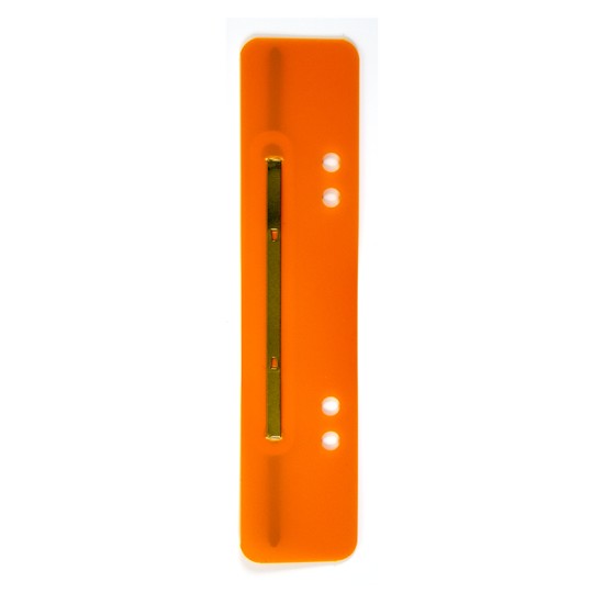 Įsegėlės segtuvams,  (pak. -25 vnt.), oranžinės