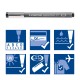 Rašiklis STAEDTLER PIGMENT LINER 308, 0,7 mm.