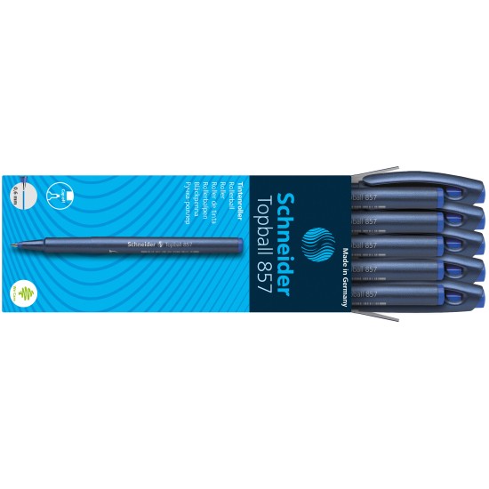 Rašiklis SCHNEIDER TOPBALL 857, 0,6 mm.