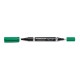 Permanentinis žymeklis STAEDTLER LUMOCOLOR DUO 348, ŽALIA