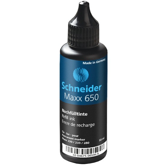 Papildomas rašalas žymekliams SCHNEIDER MAXX 650