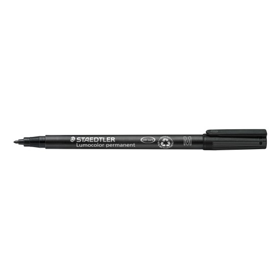 Žymeklis STAEDTLER OHP LUMOCOLOR 317/318, 1,0 mm, JUODA