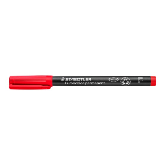 Žymeklis STAEDTLER OHP LUMOCOLOR 317/318, 0,6 mm, RAUDONA