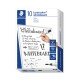 Žymeklis baltai lentai STAEDTLER LUMOCOLOR 351, 2 mm, JUODA