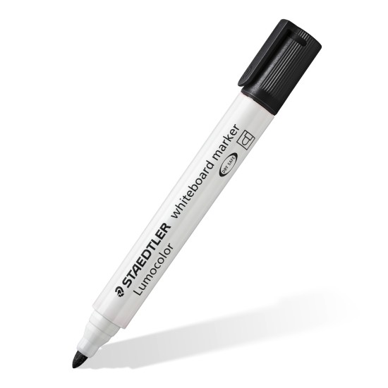 Žymeklis baltai lentai STAEDTLER LUMOCOLOR 351, 2 mm, JUODA
