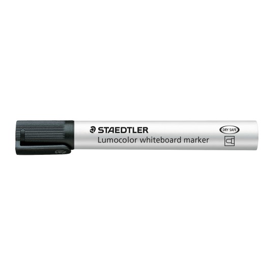 Žymeklis baltai lentai STAEDTLER LUMOCOLOR 351, 2 mm, JUODA