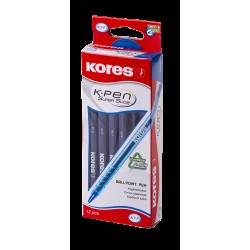 Tušinukas KORES K1 F, 1.0 mm, mėlynos spalvos tušas