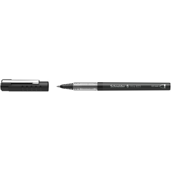 Rašiklis SCHNEIDER XTRA 823, 0.3mm, juoda