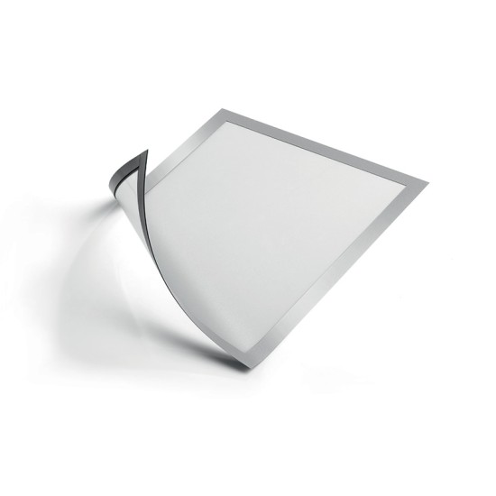 Rėmelis dokumentams DURABLE DURAFRAME® MAGNETIC, A4, 5 vnt./pak., sidabrinis