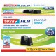 Stalinis lipnios juostelės dėklas TESA Easy Cut Smart su Tesafilm ekologiška ir skaidria juostele, 15mm x 10m