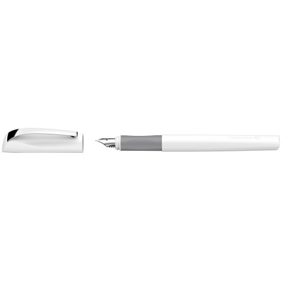 Plunksnakotis SCHNEIDER CEOD CLASSIC, 0,7mm, baltos sp. korpusas, mėlynas rašalas