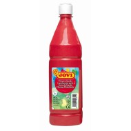Skystas guašas buteliuke JOVI 1000 ml,  raudona sp. (vermillion)