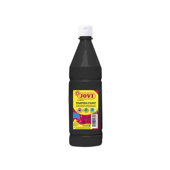 Skystas guašas buteliuke JOVI 1000 ml, juoda sp.