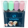 Žymeklis Job pastel asorti Wallet, 4 vnt