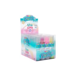 Pieštukiniai klijai COLORINO Pastel 9g, skaidrūs, pastelinių spalvų