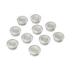 Stiklinės lentos magnetai NOBO CLEAR, 10 vnt./pak., 32 mm, skaidrūs