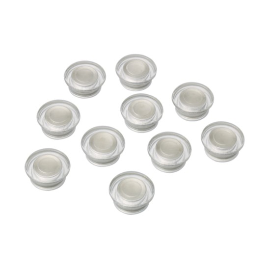 Stiklinės lentos magnetai NOBO CLEAR, 10 vnt./pak., 32 mm, skaidrūs