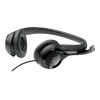 Ausinės Logitech H390 USB (981-000406), juodos