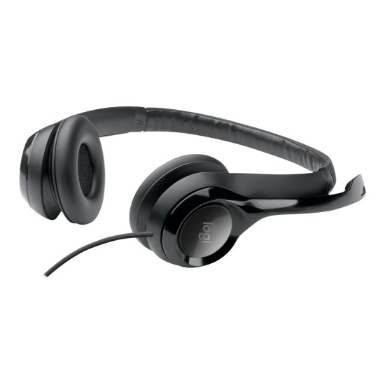 Ausinės Logitech H390 USB (981-000406), juodos