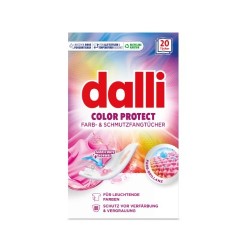 Skalbimo servetėlės DALLI, Color Protect , 20 vnt.