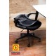 Reguliuojamo aukščio kėdė SUN-FLEX®HIDEAWAY CHAIR,  91-101 cm, juodas rėmas, juoda sėdima vieta