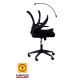 Reguliuojamo aukščio kėdė SUN-FLEX®HIDEAWAY CHAIR,  91-101 cm, juodas rėmas, juoda sėdima vieta
