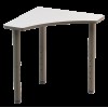 Reguliuojamo aukščio stalas  SPICA 70x70 cm.T2-T6) baltas