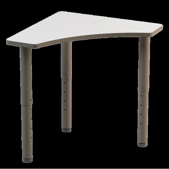 Reguliuojamo aukščio stalas  SPICA 70x70 cm.T2-T6) baltas