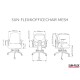 Biuro kėdė SUN-FLEX  OFFICECHAIR su tinkeliu, juoda