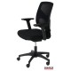 Biuro kėdė SUN-FLEX  OFFICECHAIR su tinkeliu, juoda