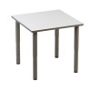 Reguliuojamo aukščio stalas IDRA 80x60 cm (T2-T6) baltas