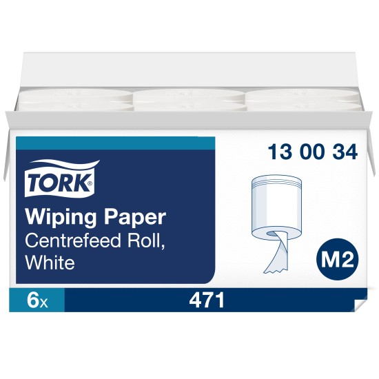 Popieriniai rankšluosčiai TORK ADVANCED M2, 130034, 1 sl., 19.5 cm x 165 m, balta sp.