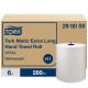 Popieriniai rankšluoščiai TORK UNIVERSAL H1, 290059, 1 sl., 1220 serv., 21 cm x 280 m, balta sp.