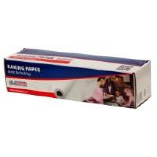 Kepimo popierius, baltas,  silikonizuotas, 41gsm, 0,38  x 100 m,  1 vnt